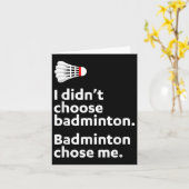 Badminton Badminton wählt Me Karte (Gelbe Blume)