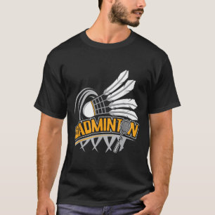 Badminton - Badmintonspieler Shuttlecock Federball T-Shirt