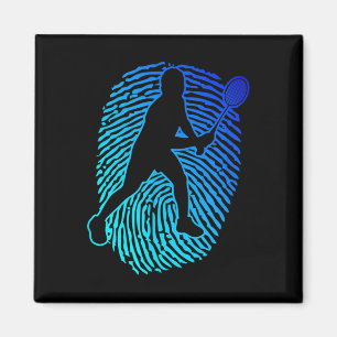Badminton Badmintonspieler Squash Federball Magnet