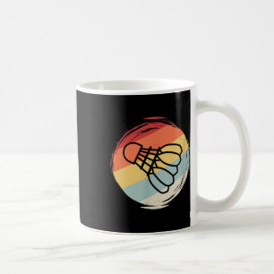 Badminton Ball Vintage 60er 70er Jahre Stil Design Kaffeetasse