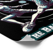 Badminton-Ballett - Federn und Flips Badminton  Poster (Ecke)
