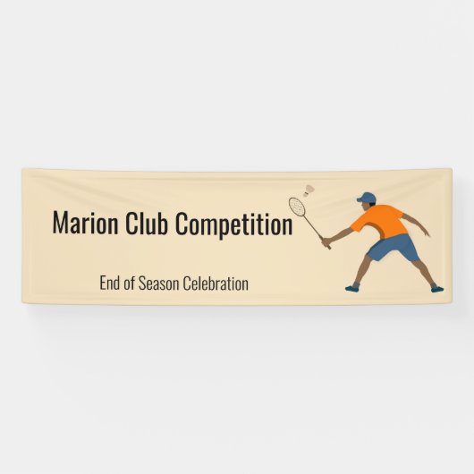 Badminton Banner (Horizontal)