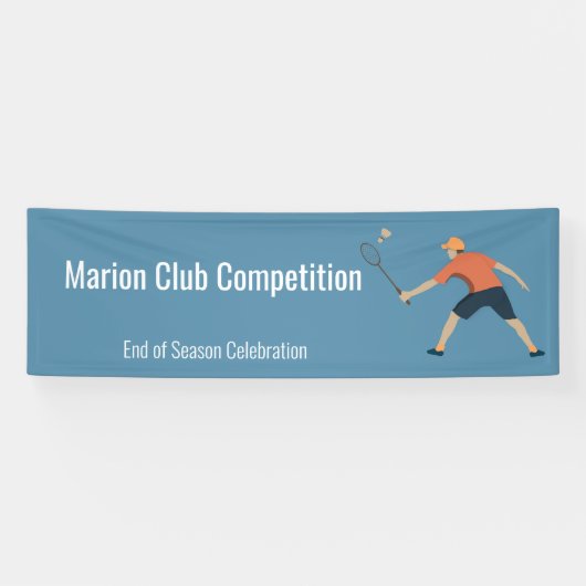 Badminton Banner (Horizontal)