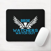 Badminton - Birdie Watchers beobachten Mousepad (Mit Mouse)
