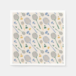 Badminton Birthday Party Serviette