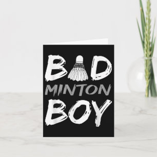 Badminton Boy - Liebe Badminton Bad Minton Boy Men Karte