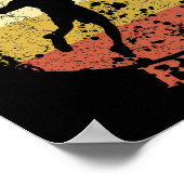 Badminton Bro Not Vintag Badminton Brother Poster (Ecke)