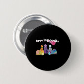 Badminton Buddies - Shuttle Sweethearst Fun & amp; Button (Vorne & Hinten)