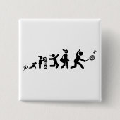 Badminton Button (Vorderseite)