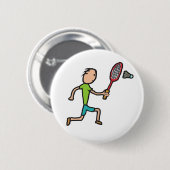 Badminton Button (Vorne & Hinten)