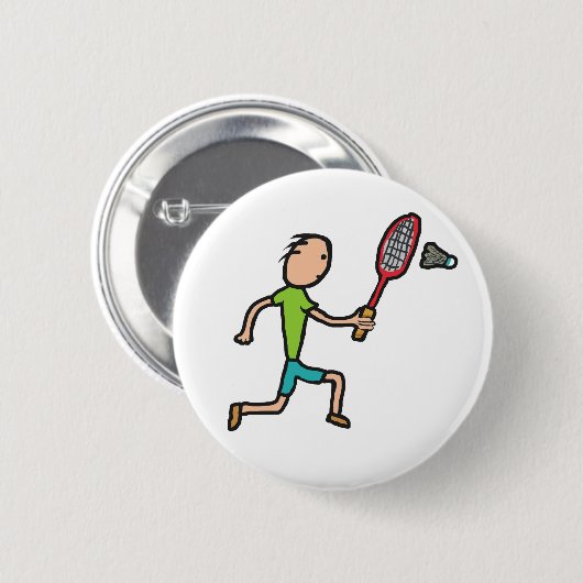 Badminton Button (Vorne & Hinten)