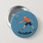 Badminton Button (Vorne & Hinten)