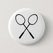 Badminton Button (Vorderseite)