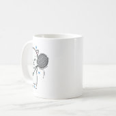 Badminton Cat Kaffeetasse (Vorderseite Links)