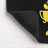 Badminton Champion Birdie Apparel Mousepad (Ecke)