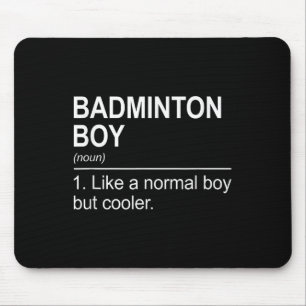 Badminton-Champion-Birdie-Bekleidung Mousepad