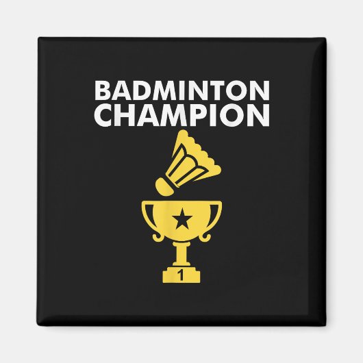 Badminton-Champion Birdie Magnet (Vorne)