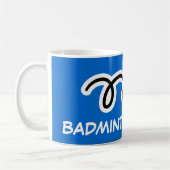 Badminton-Champion für Tasse (Links)