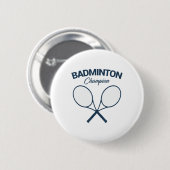 Badminton Champion I Schläger I Federball I Badmin Button (Vorne & Hinten)