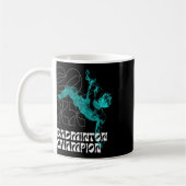 Badminton Champion Racket Shuttle Turnier Winne Kaffeetasse (Links)