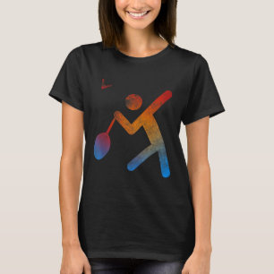 Badminton-Champion-T-Shirt-Spieler Geschenk Schläg T-Shirt