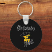 Badminton Chick #4 Schlüsselanhänger (Vorderseite)