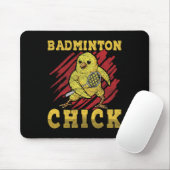 Badminton Chick Mousepad (Mit Mouse)