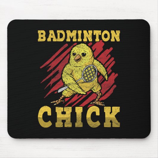 Badminton Chick Mousepad (Vorne)