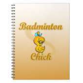 Badminton Chick Notizblock (Vorderseite)