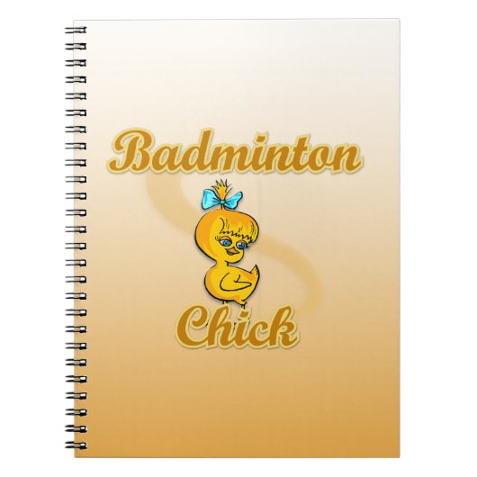 Badminton Chick Notizblock (Vorderseite)