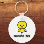 Badminton Chick Schlüsselanhänger (Vorderseite)