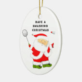 Badminton Christmas Collectible Keramik Ornament (Links)