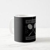 Badminton Christmas Kaffeetasse (Vorderseite Links)