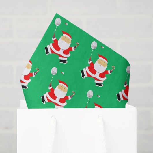 Badminton Christmas Tissue Paper Seidenpapier (Geschenktüte)