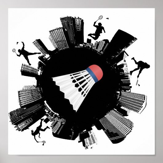 Badminton City Poster (Vorne)