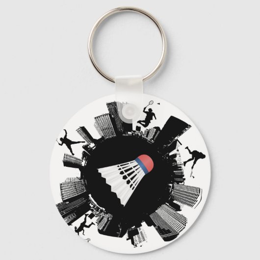 Badminton City Schlüsselanhänger (Vorderseite)