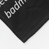Badminton Coach Funny Dictionary Definition Coache Fleecedecke (Ecke)