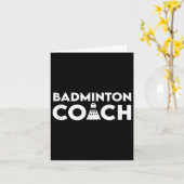 Badminton Coach Shuttle Karte (Gelbe Blume)