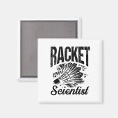 Badminton Coach Shuttle Racket Magnet (Vorderseite/Rückseite)