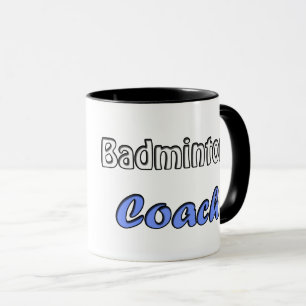 Badminton Coach Tasse