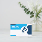 Badminton Coach Visitenkarte (Stehend Vorderseite)