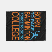 Badminton College Apparel Shuttle  Fleecedecke (Vorderseite (Horizontal))