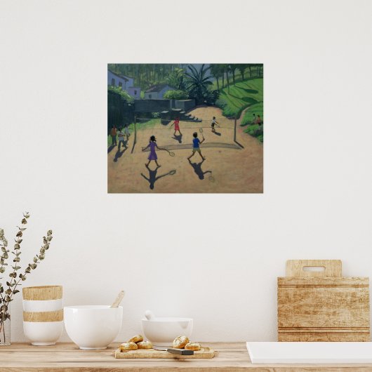 Badminton Coonoor Indien Poster (Küche)