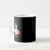 Badminton Costume Badminton Player Kaffeetasse (Vorderseite Links)