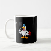 Badminton Costume Badminton Player Kaffeetasse (Links)