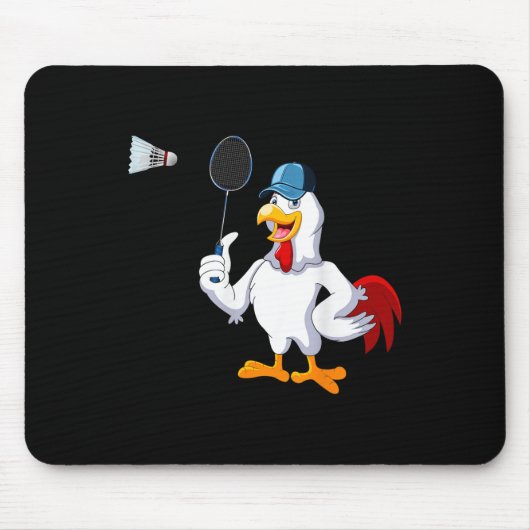 Badminton Costume Badminton Player Mousepad (Vorne)