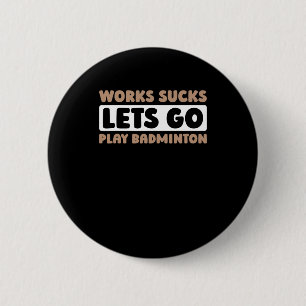 Badminton Court Racket Player - Racquet Team Shutt Button