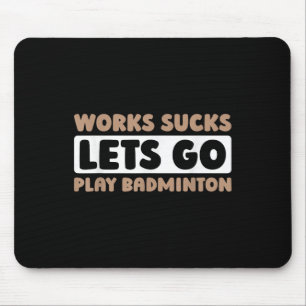 Badminton Court Schläger Spieler - Rakett Team Shu Mousepad