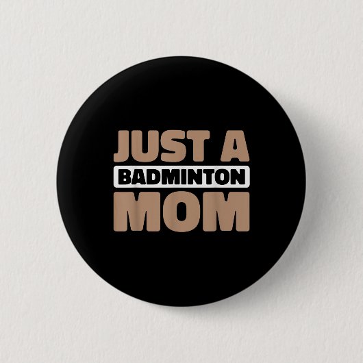 Badminton Court - Spieler Shuttle Nur Ein Badminto Button (Vorderseite)
