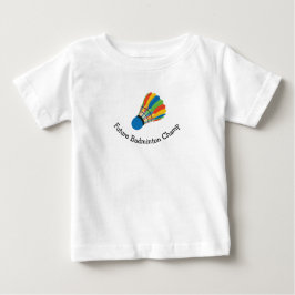 Badminton Design Baby T-shirt
